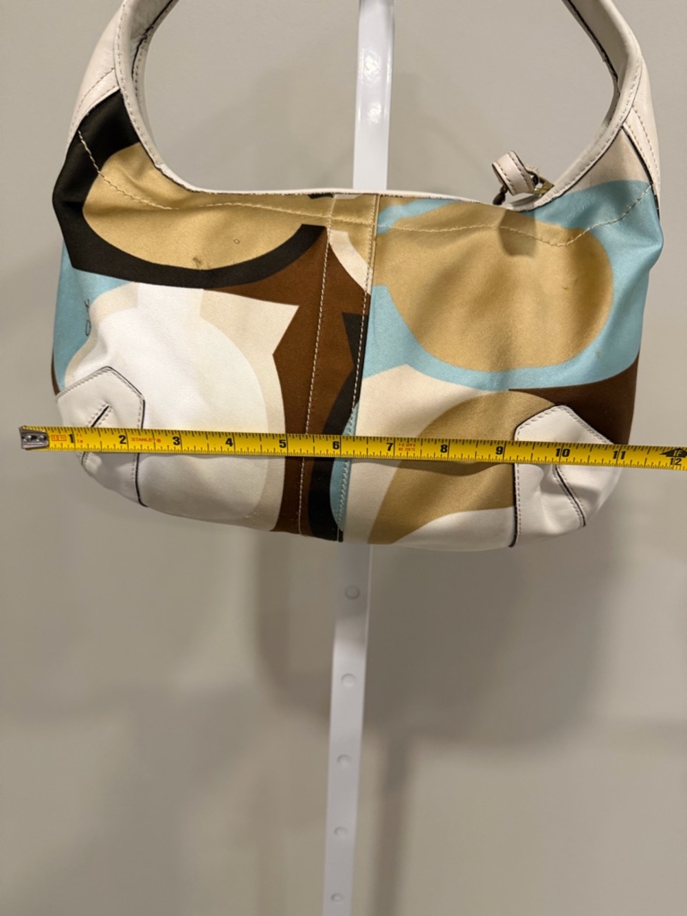 Coach ergo hobo shoulder bag with multi color scarf print - Picture 5 of 7